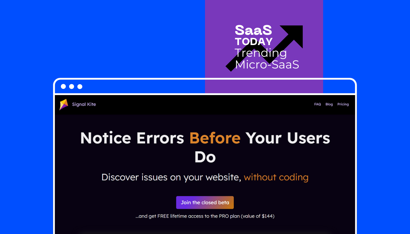 SignalKite – Make Your Website Error Free